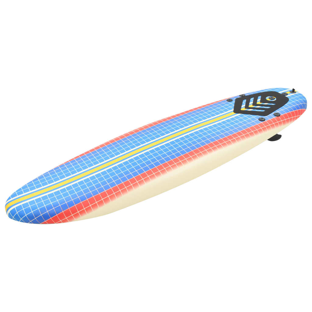 Surfplank 170 cm blauw en rood