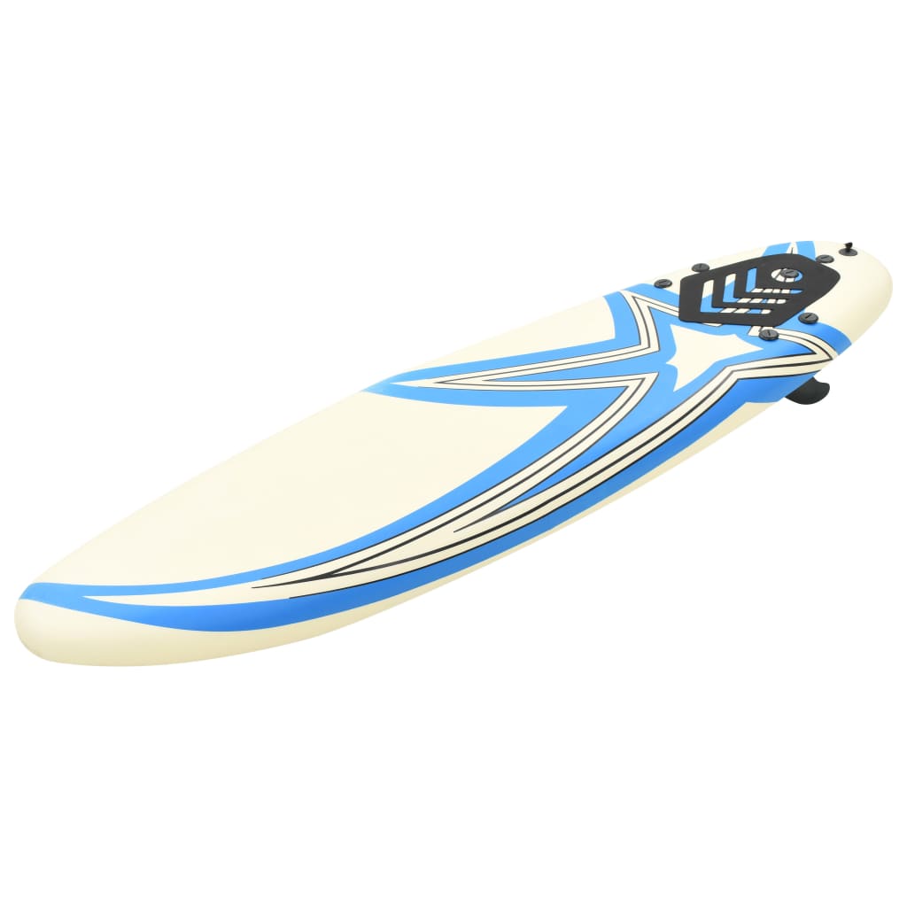 Surfplank 170 cm blauw en rood