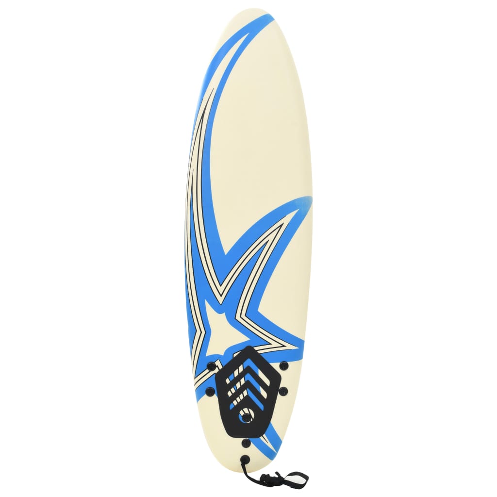 Surfplank 170 cm blauw en rood