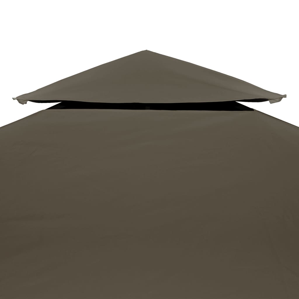 Vervangend tentdoek prieel 310 g/m² 3x4 m crèmewit