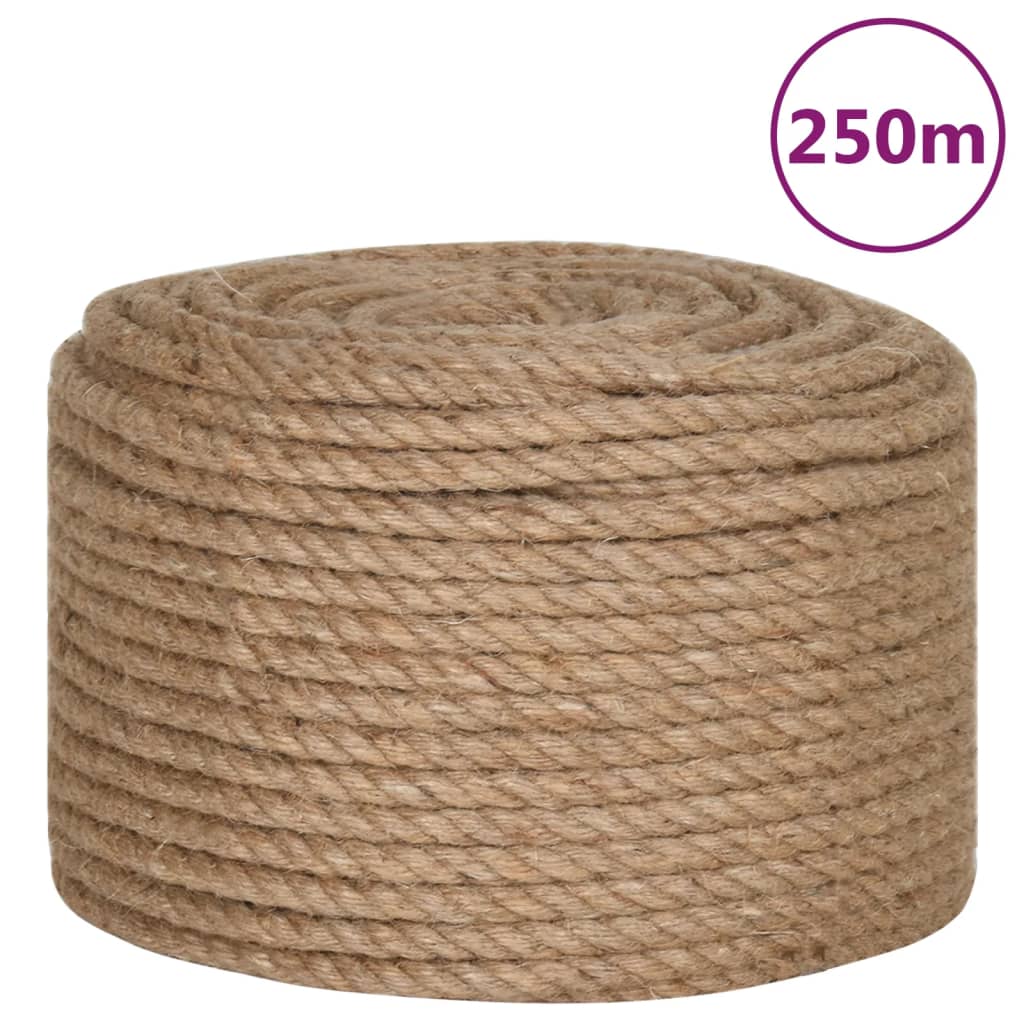 Corde de 5 m de long en jute de 50 mm d'épaisseur