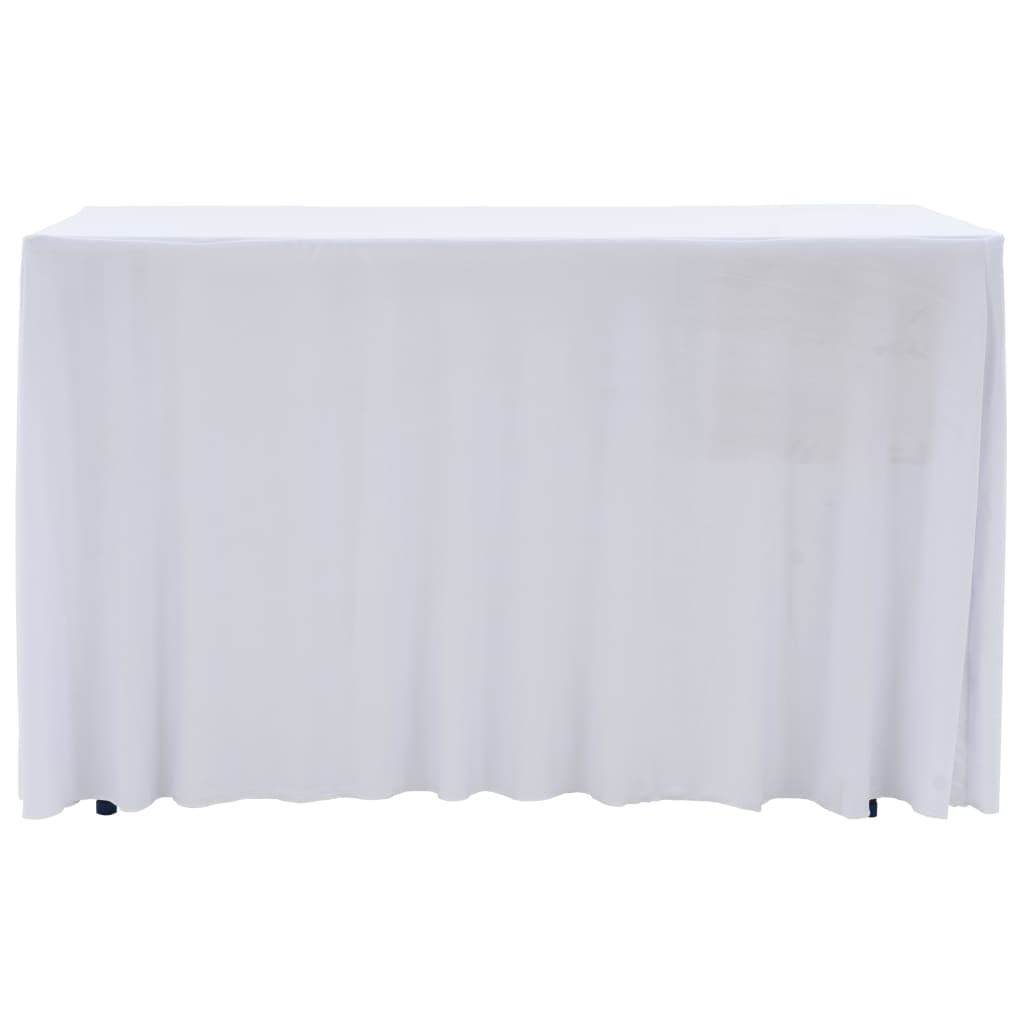 2 st Tafelhoezen stretch met rok 180x74 cm