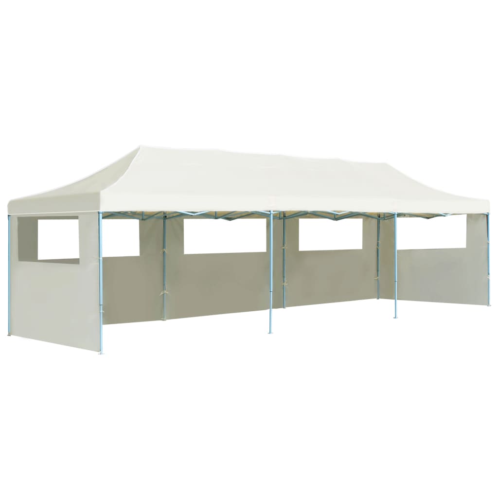 Tente pop-up pliante avec 5 parois latérales 3x9 m