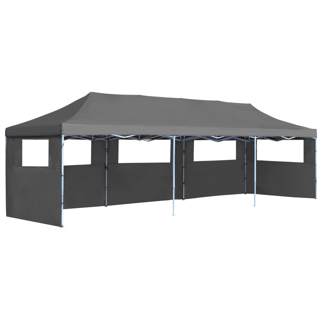 Tente pop-up pliante avec 5 parois latérales 3x9 m