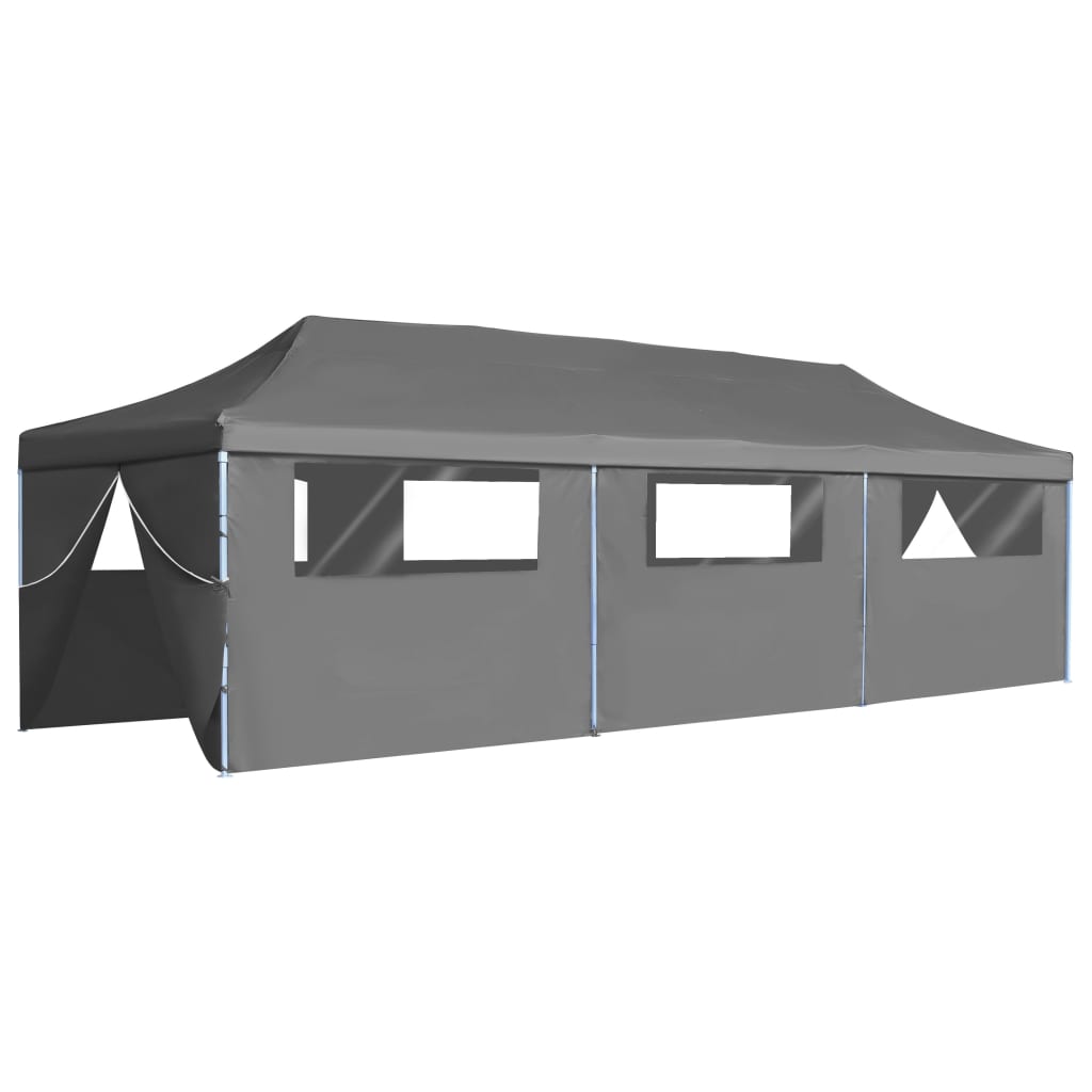 Vouwtent pop-up met 8 zijwanden 3x9 m