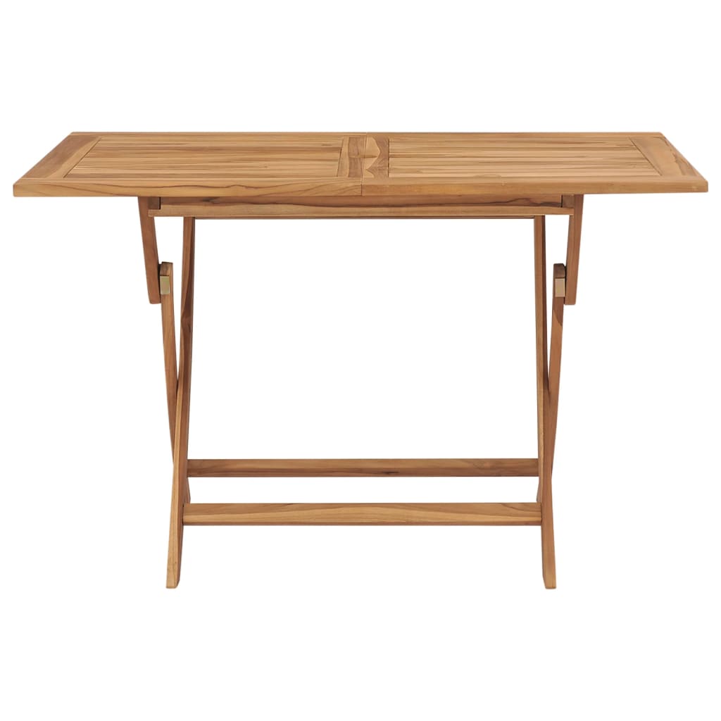 Table de jardin pliante 120x70x75 cm teck massif