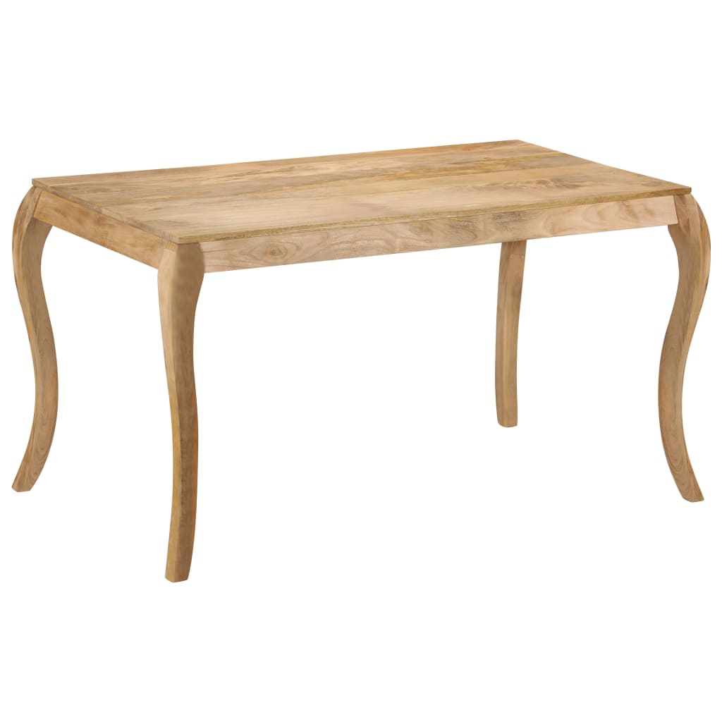 Table à manger 135x75x76 cm en bois de manguier massif