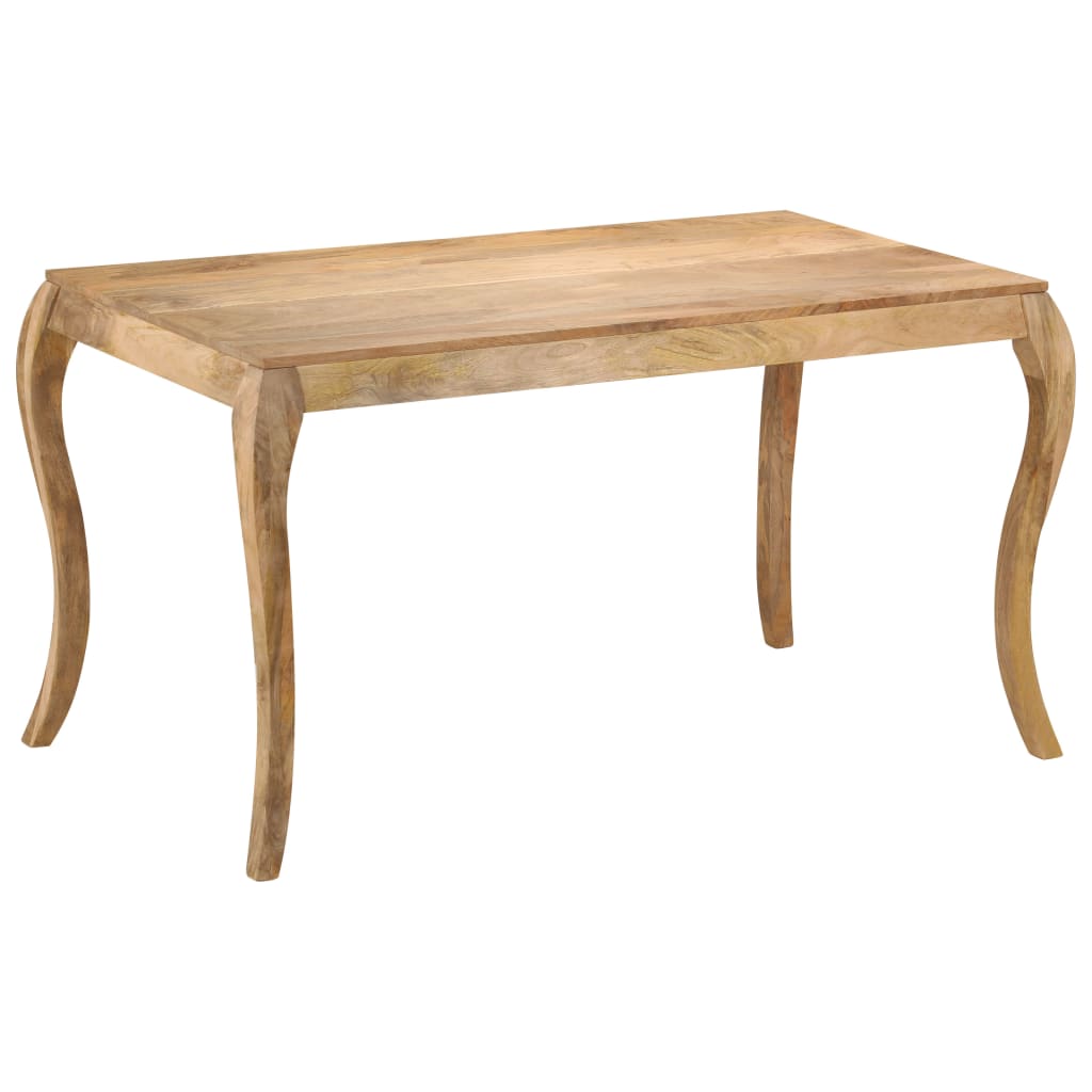 Table à manger 135x75x76 cm en bois de manguier massif