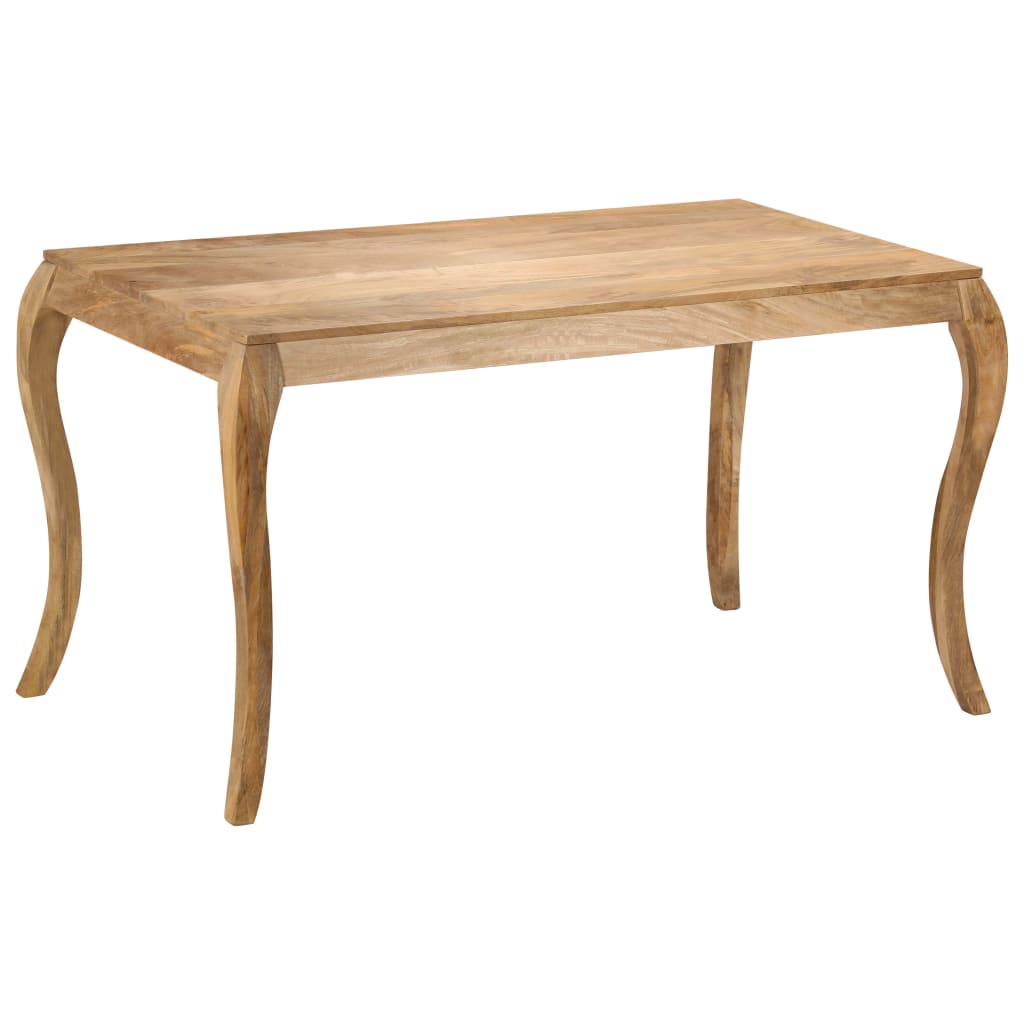 Table à manger 135x75x76 cm en bois de manguier massif