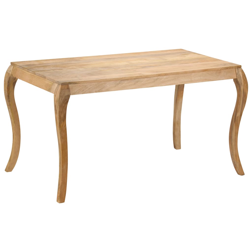 Table à manger 135x75x76 cm en bois de manguier massif