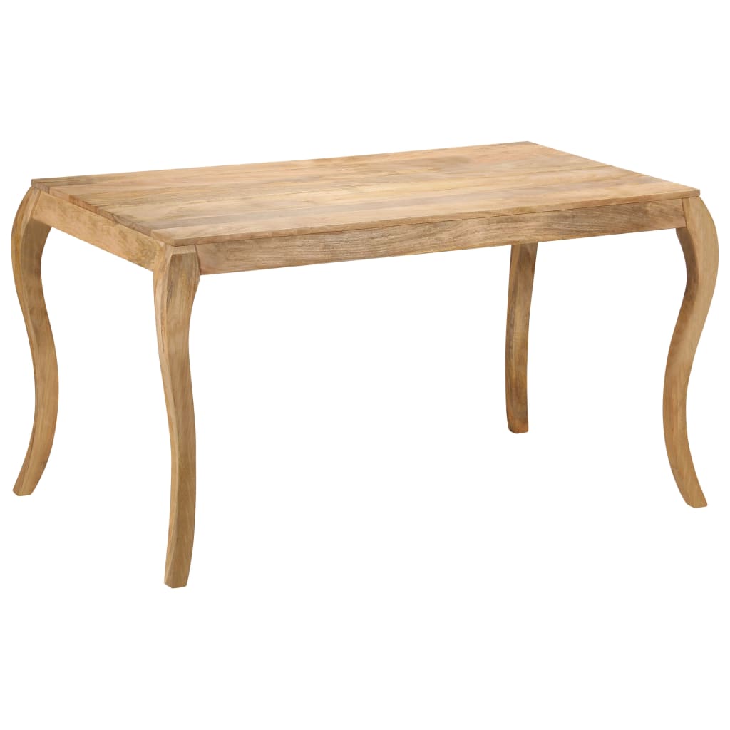 Table à manger 135x75x76 cm en bois de manguier massif