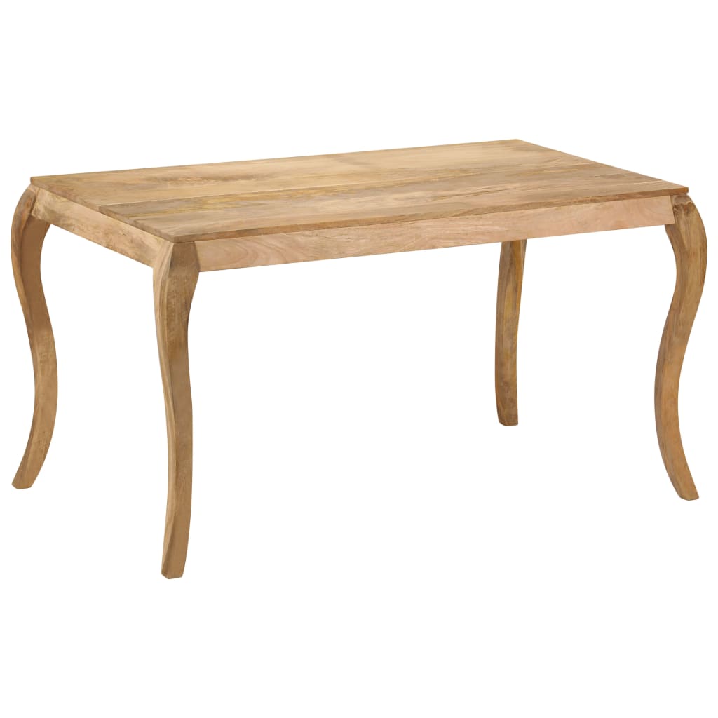 Table à manger 135x75x76 cm en bois de manguier massif