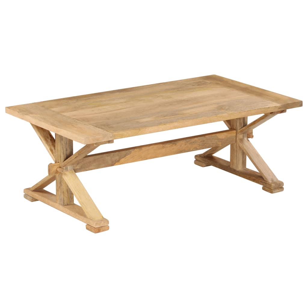 Table basse 110x52x40 cm en manguier massif