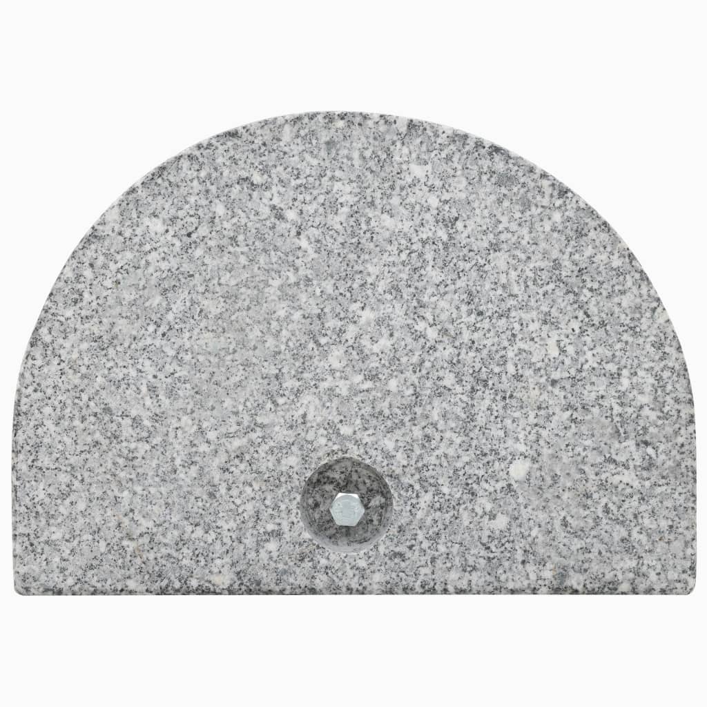 Parasolvoet gebogen 10 kg graniet