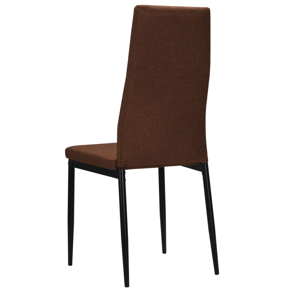 Chaises de salle à manger 2 pcs en tissu