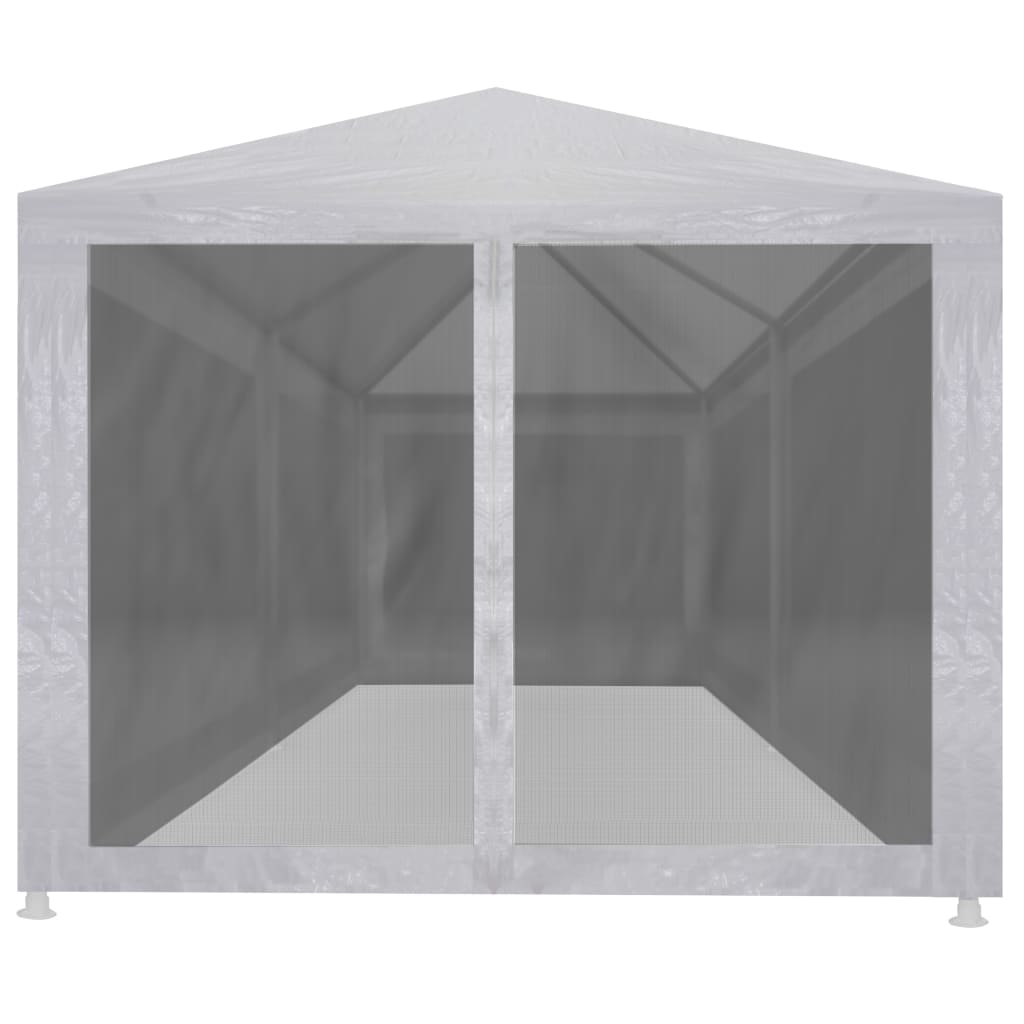 Partytent met 10 mesh zijwanden 12x3 m