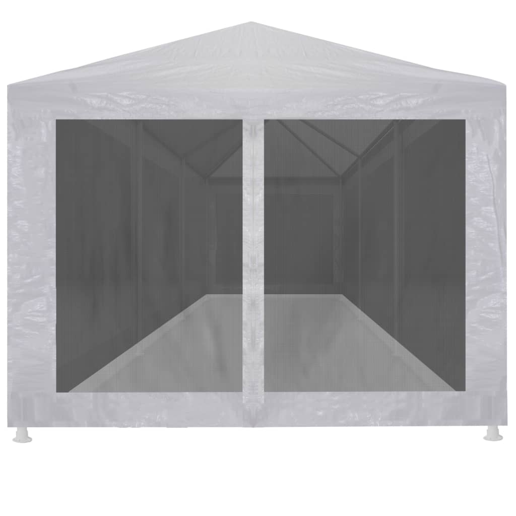 Partytent met 10 mesh zijwanden 12x3 m