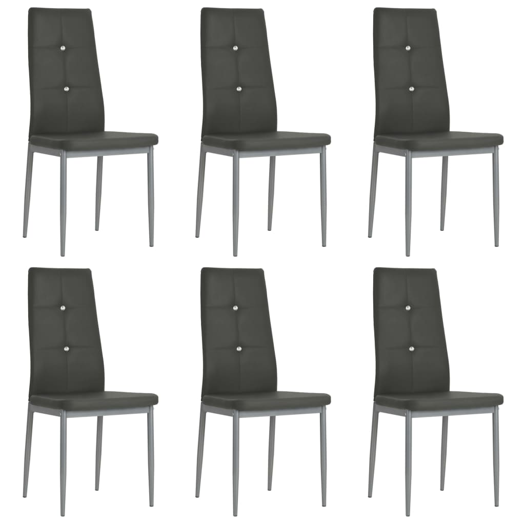 Chaises de salle à manger 2 pcs simili cuir