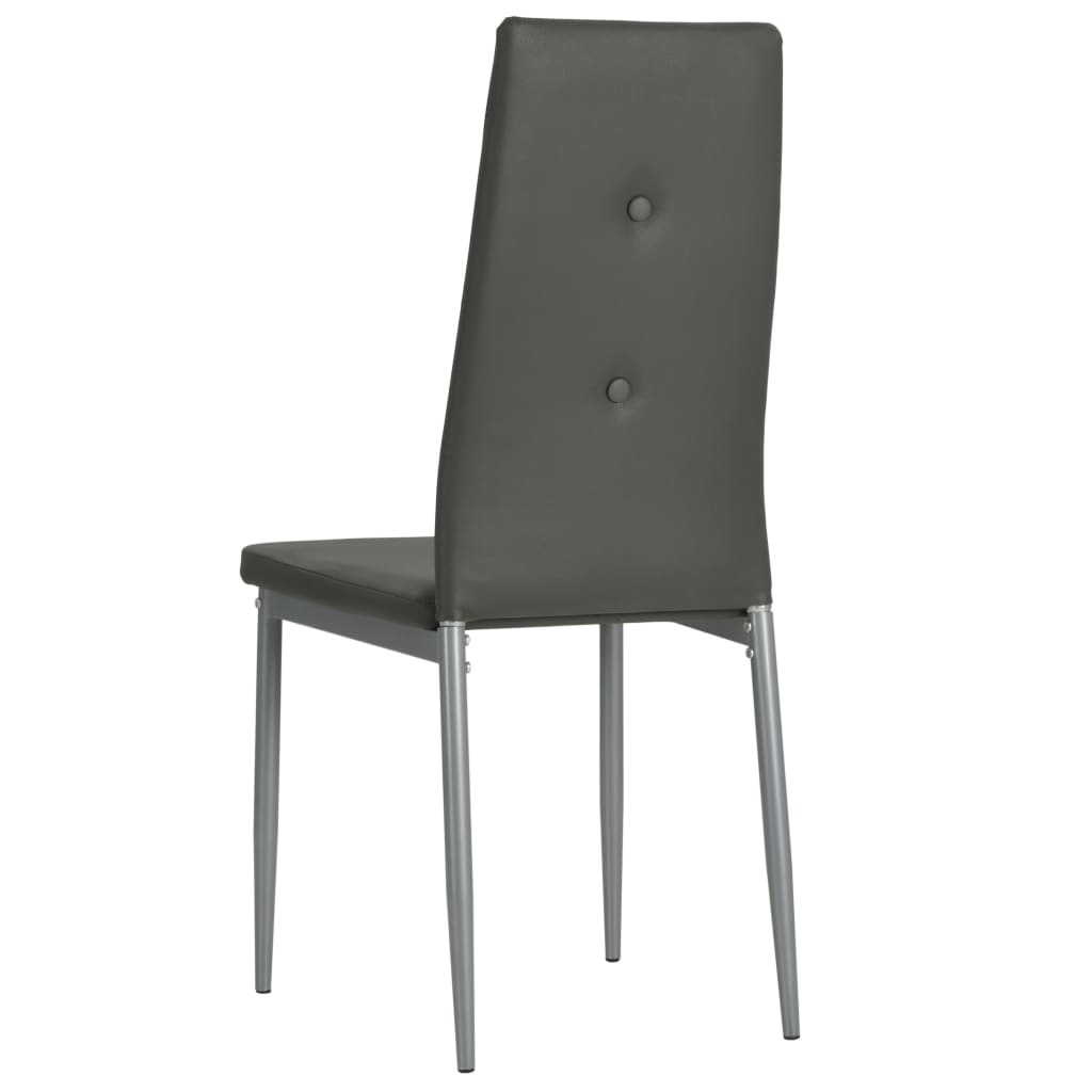 Eetkamerstoelen 2 st kunstleer