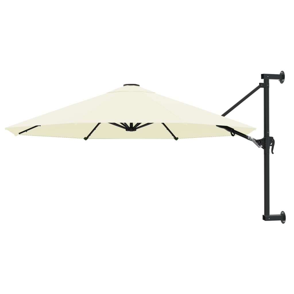 Wandparasol met metalen paal 300 cm