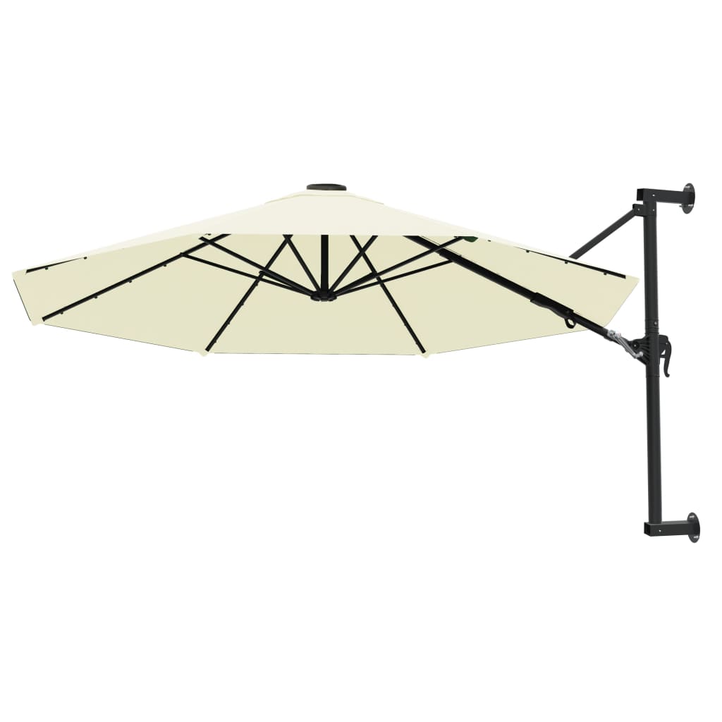 Wandparasol met metalen paal 300 cm