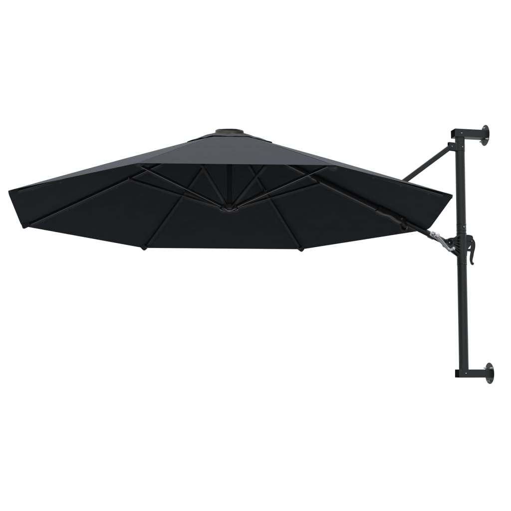 Wandparasol met metalen paal 300 cm