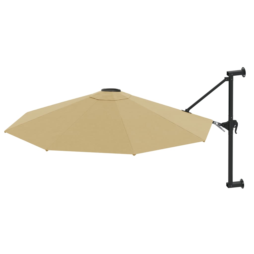 Wandparasol met metalen paal 300 cm