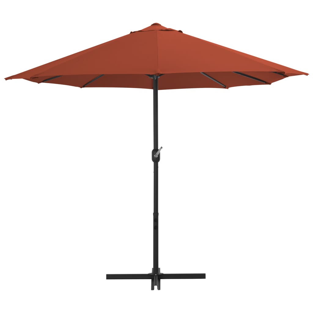 Parasol met aluminium paal 460x270 cm