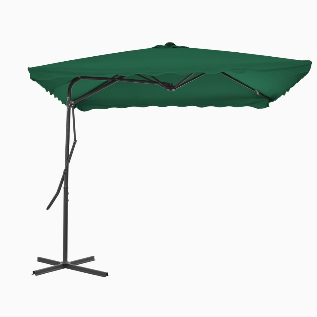 Parasol met stalen paal 250x250x230 cm