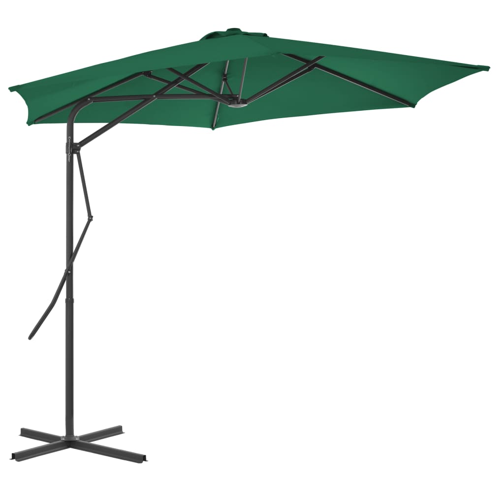 Parasol met stalen paal 300x230 cm