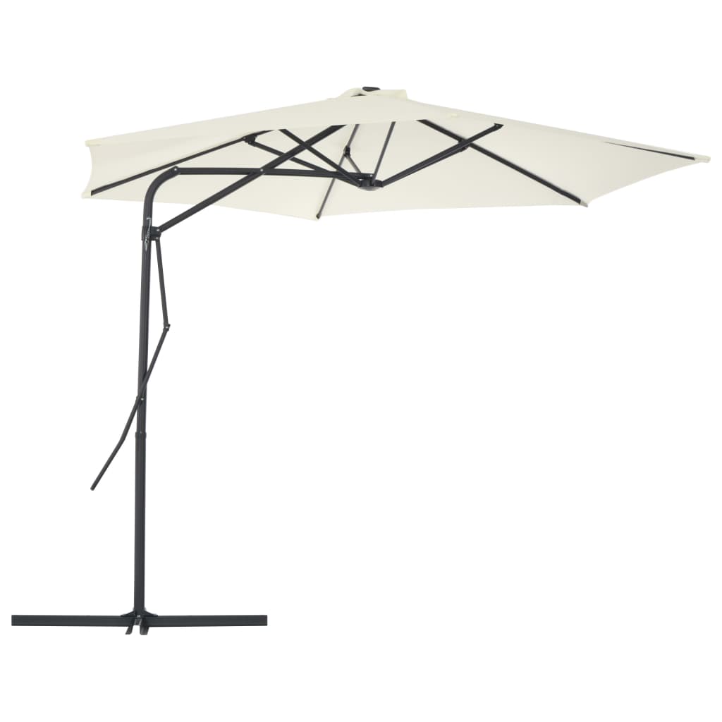 Parasol met stalen paal 300x230 cm