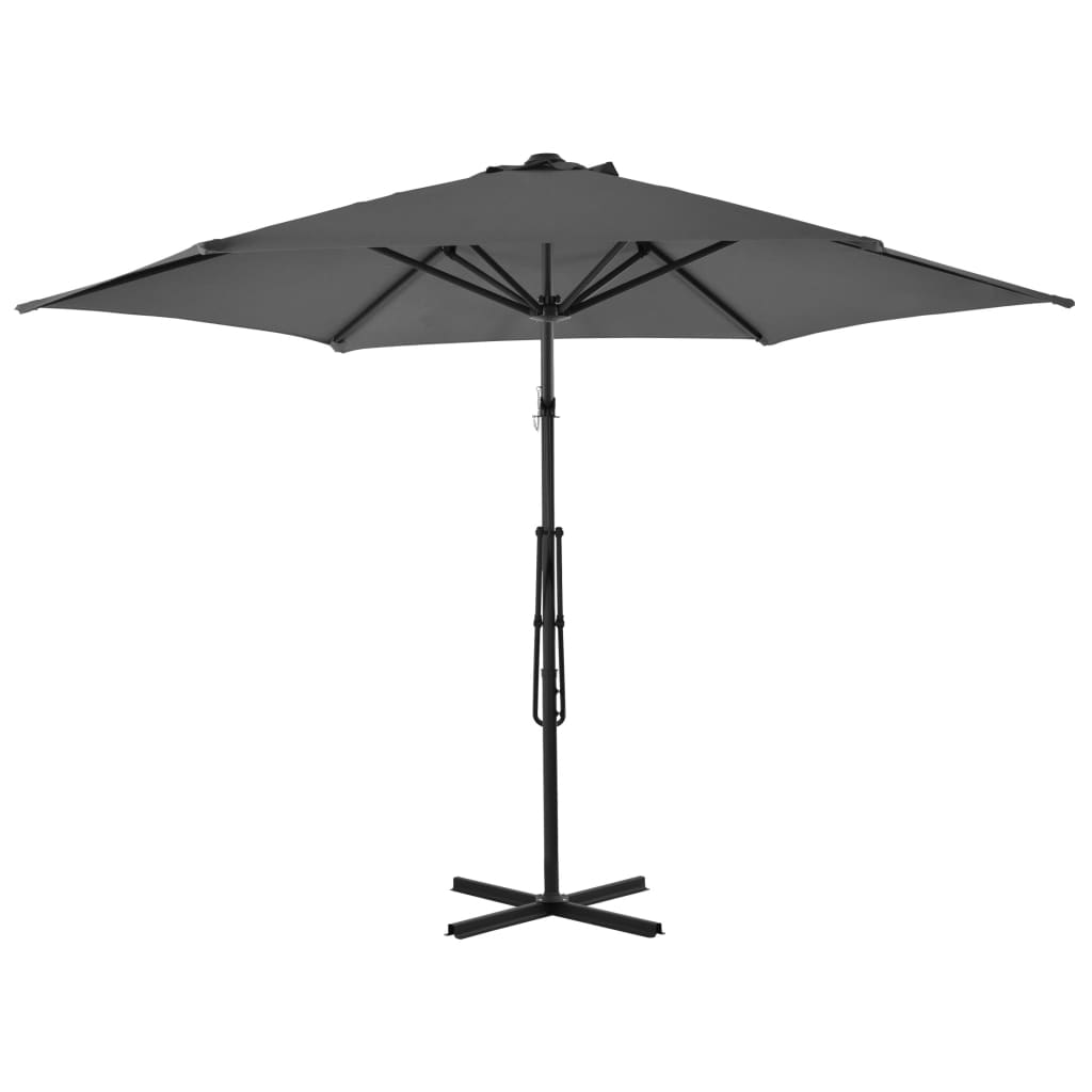 Parasol met stalen paal 300x230 cm