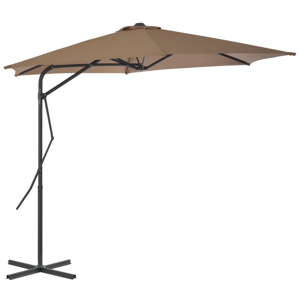 Parasol met stalen paal 300x230 cm