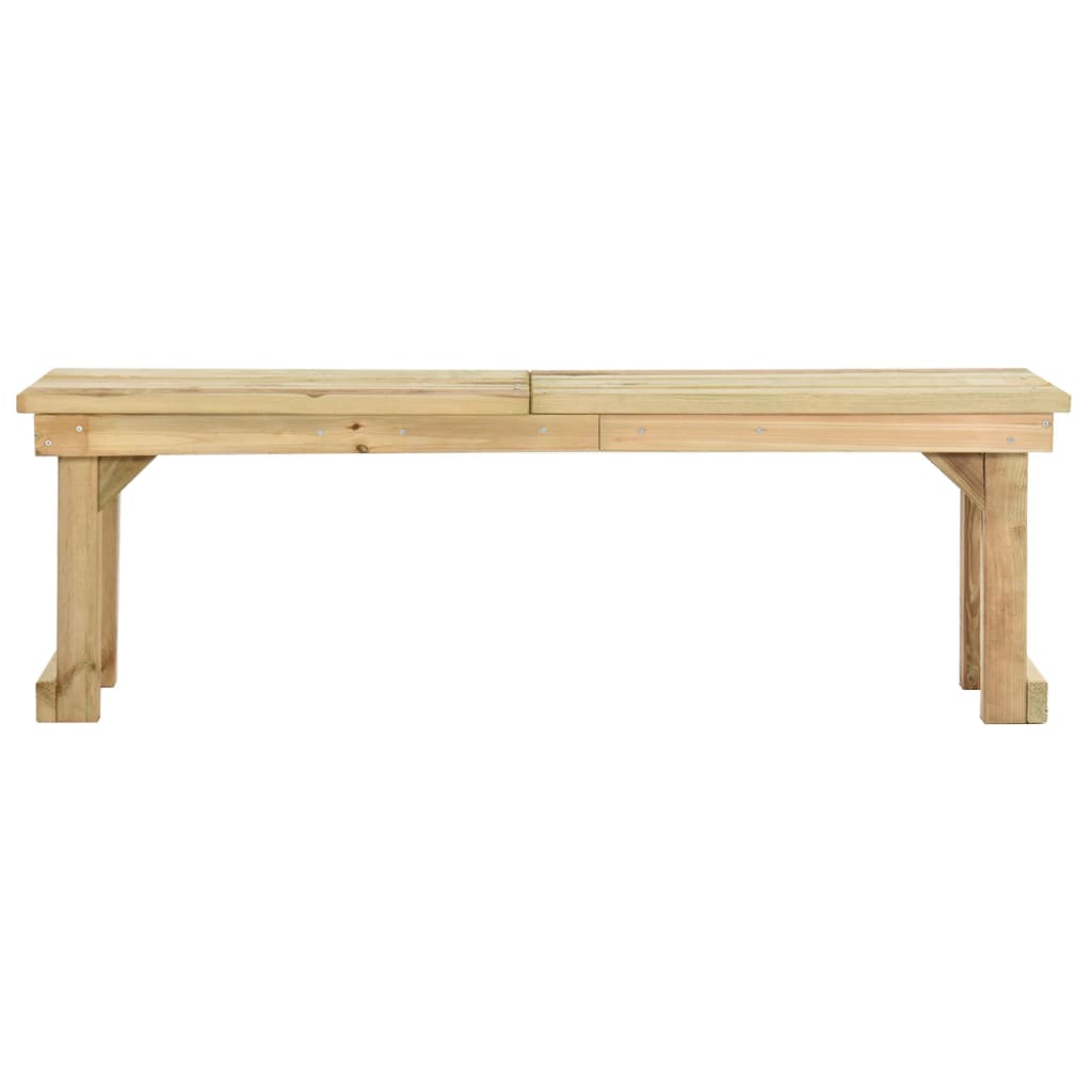 Banc de jardin 140 cm bois de pin imprégné