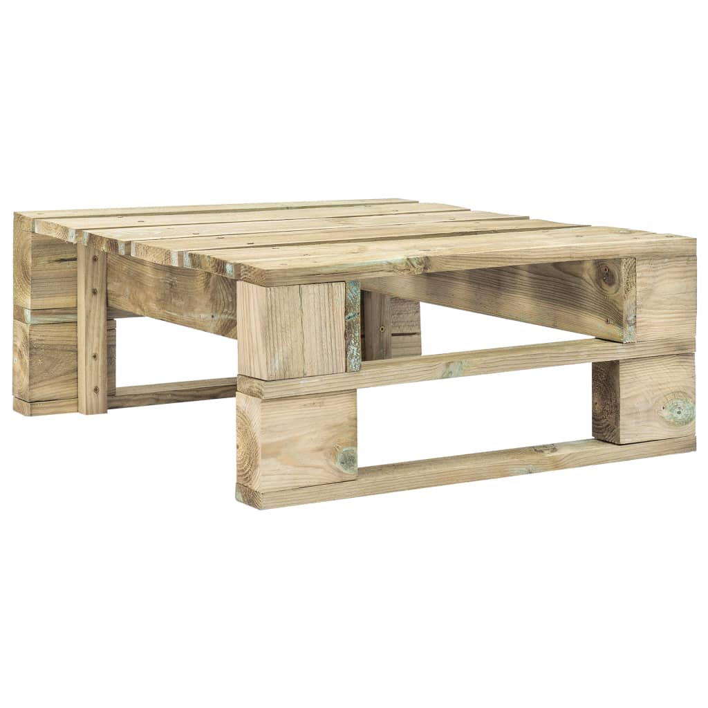 Tabouret de jardin en bois de palette