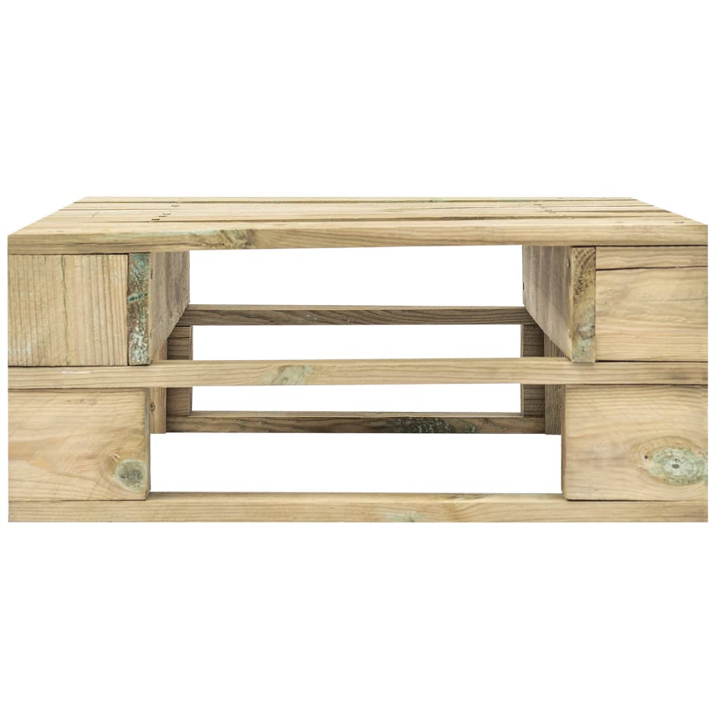 Tabouret de jardin en bois de palette