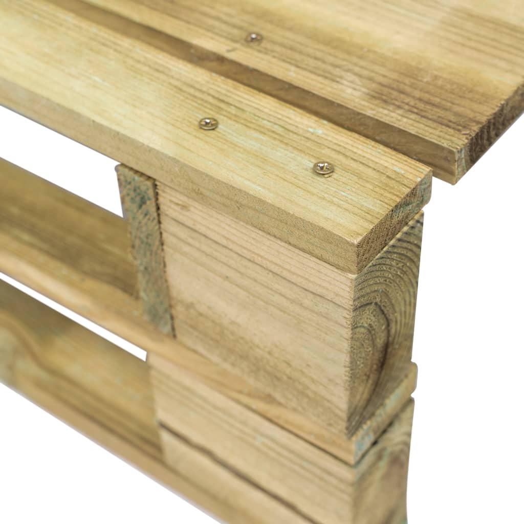 Tabouret de jardin en bois de palette