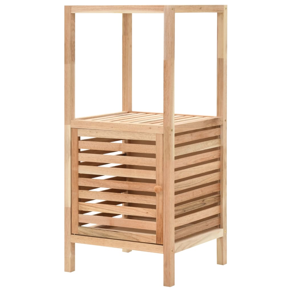 Meuble de salle de bain 39,5x35,5x123 cm en bois de noyer massif