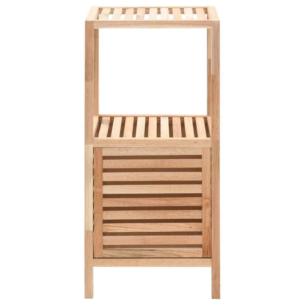 Meuble de salle de bain 39,5x35,5x123 cm en bois de noyer massif