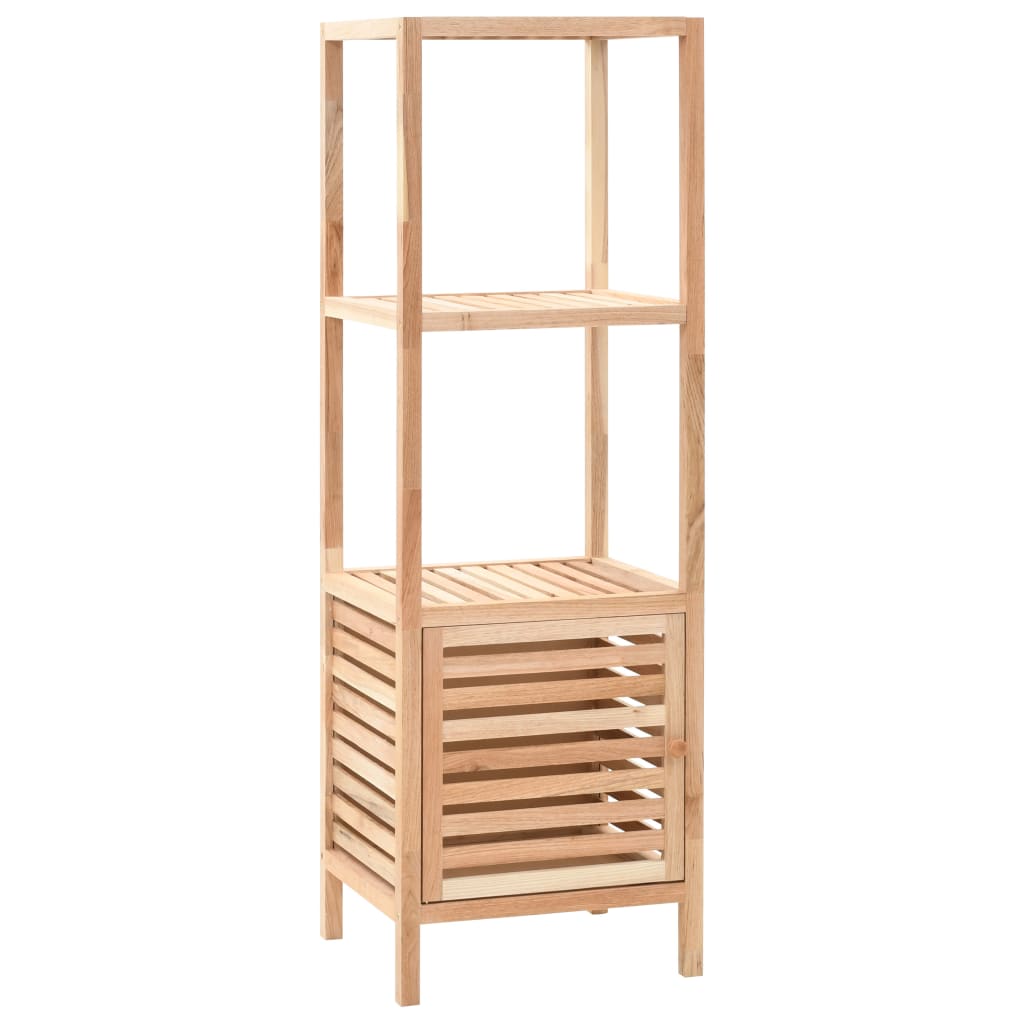 Meuble de salle de bain 39,5x35,5x123 cm en bois de noyer massif