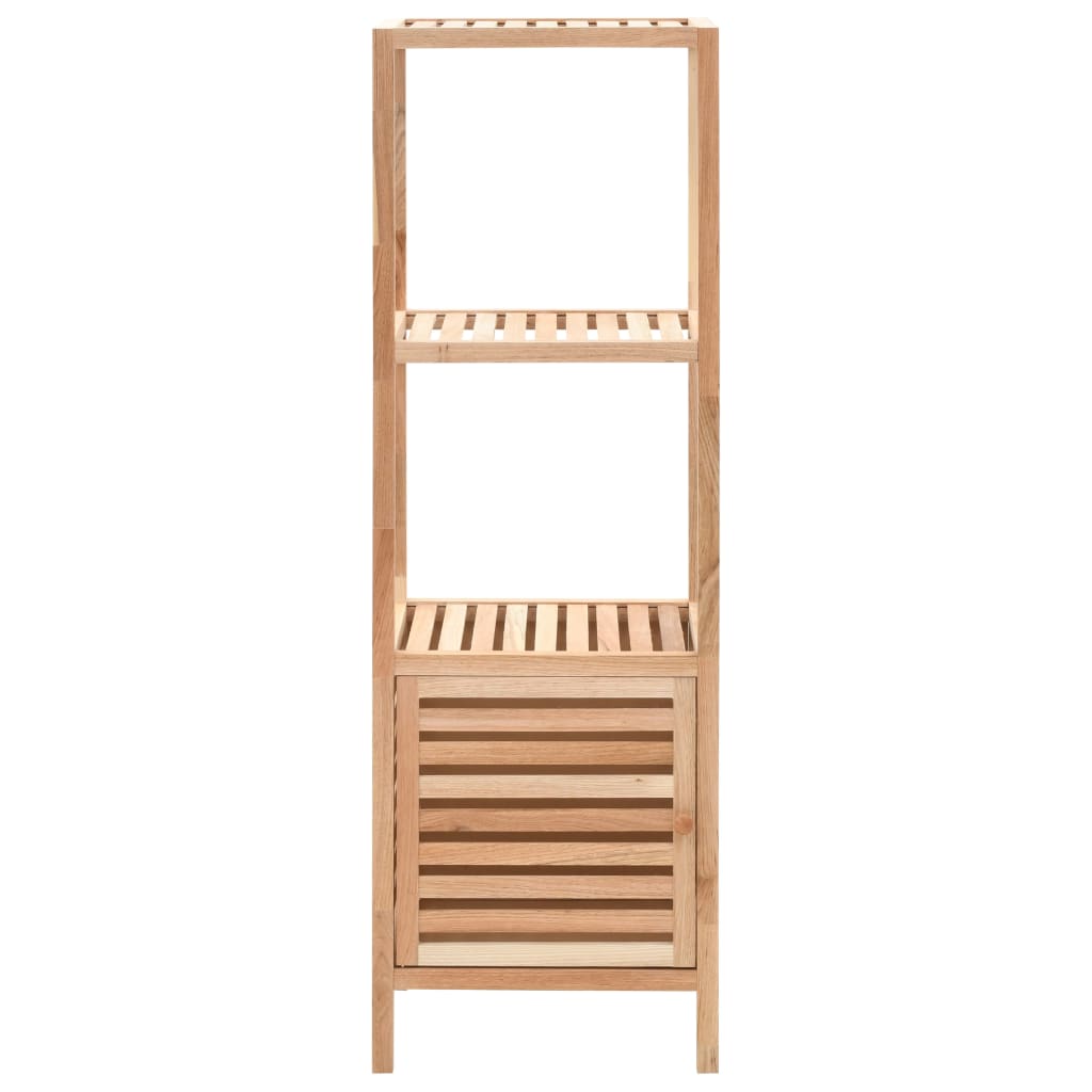 Meuble de salle de bain 39,5x35,5x123 cm en bois de noyer massif