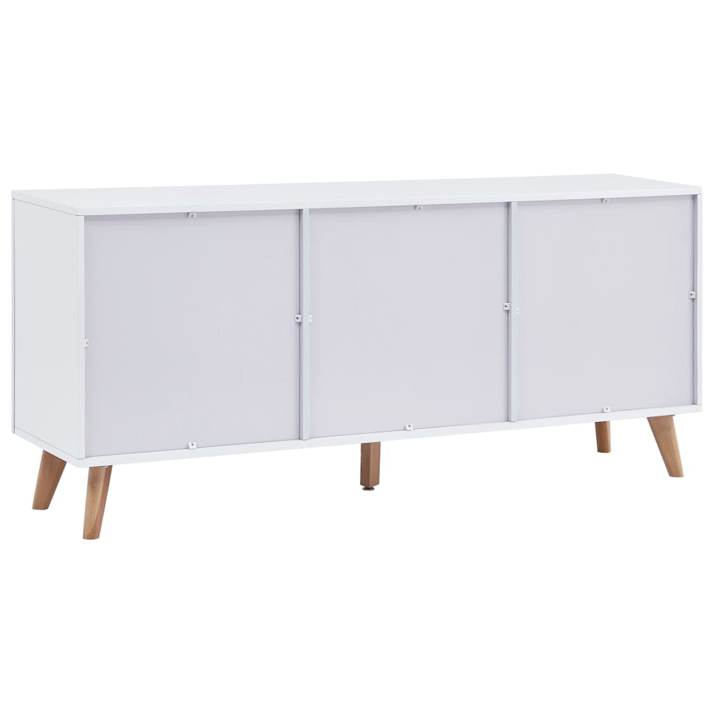 Buffet 160x40x70 cm MDF blanc