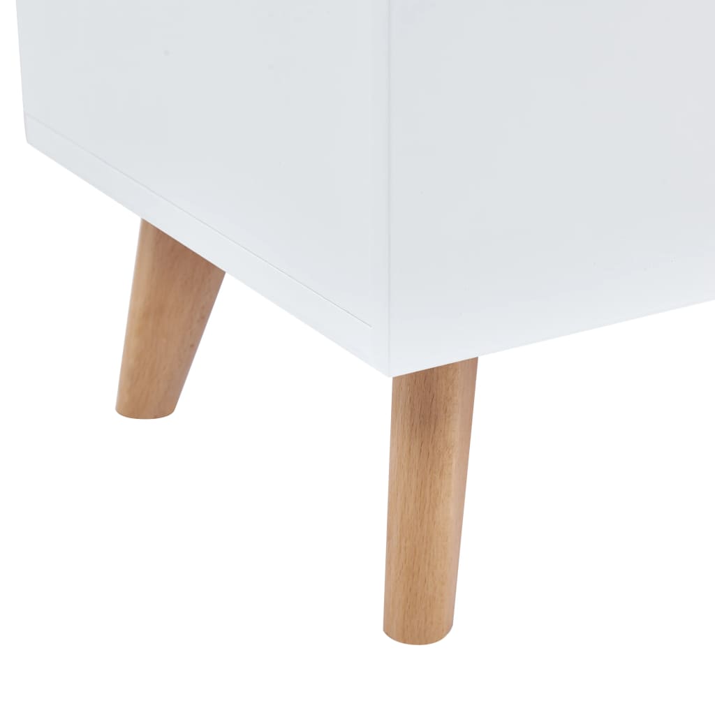 Buffet 160x40x70 cm MDF blanc