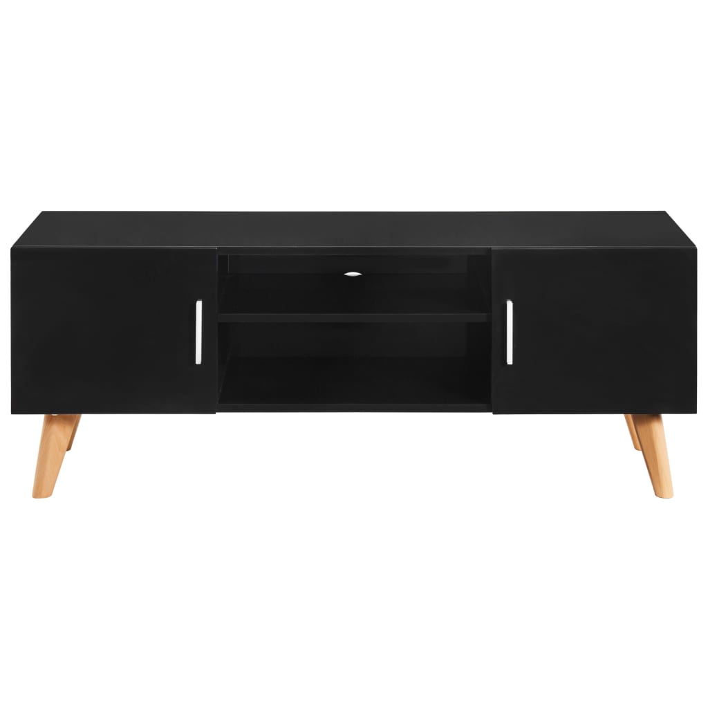 Meuble TV 120x40x46 cm MDF noir