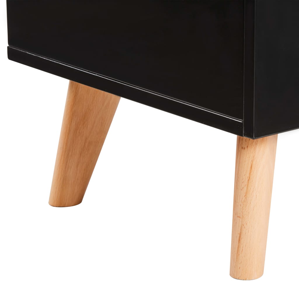 Meuble TV 120x40x46 cm MDF noir