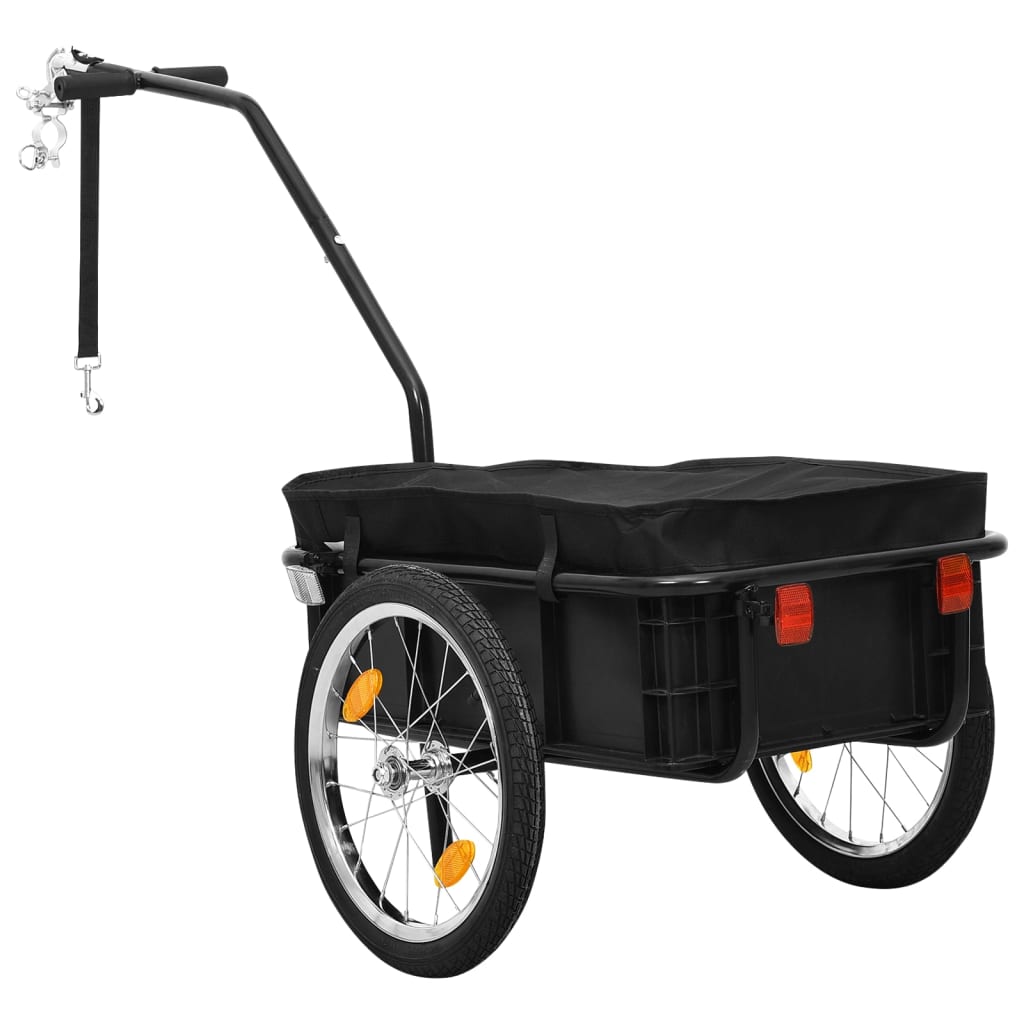 Fietstrailer/trekwagen 155x60x83 cm staal