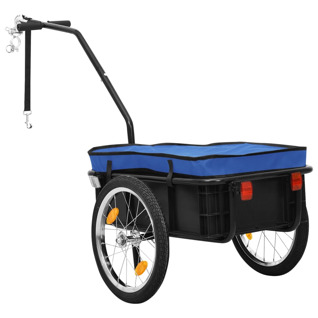 Fietstrailer/trekwagen 155x60x83 cm staal