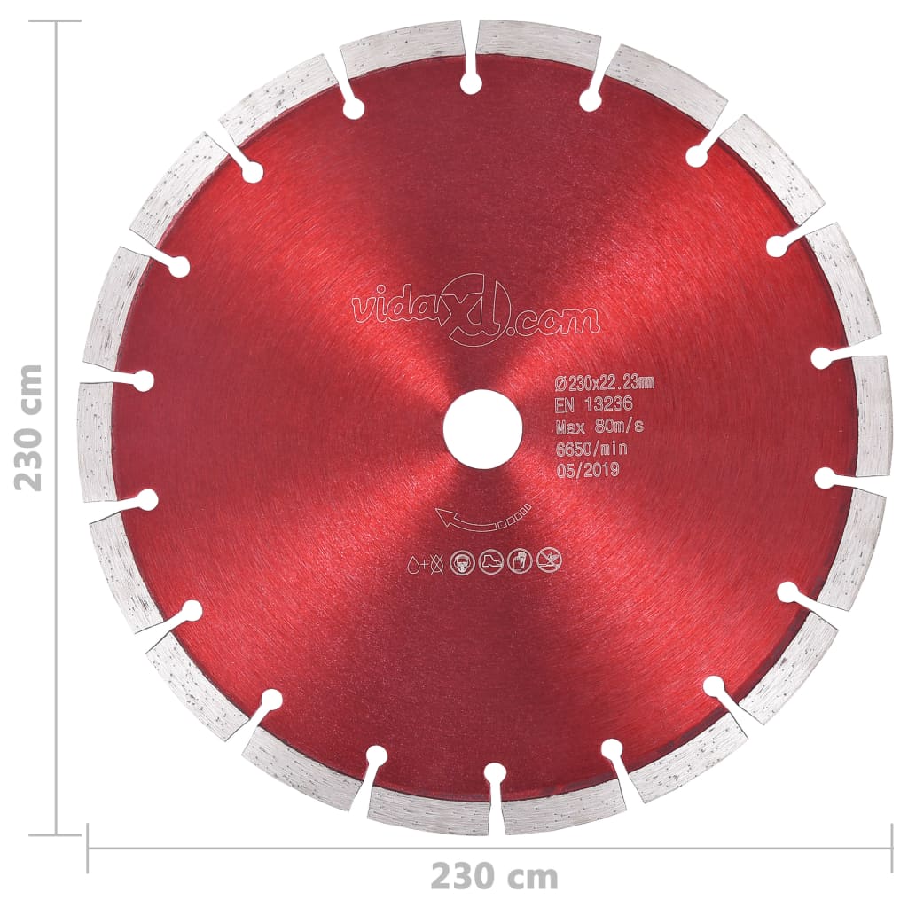 Lames de scie diamantées 2 pcs 125 mm acier