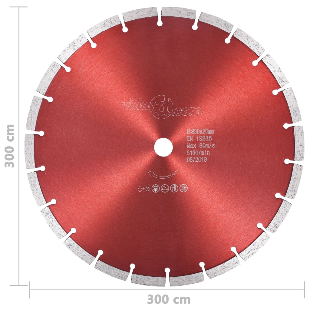 Lames de scie diamantées 2 pcs 125 mm acier