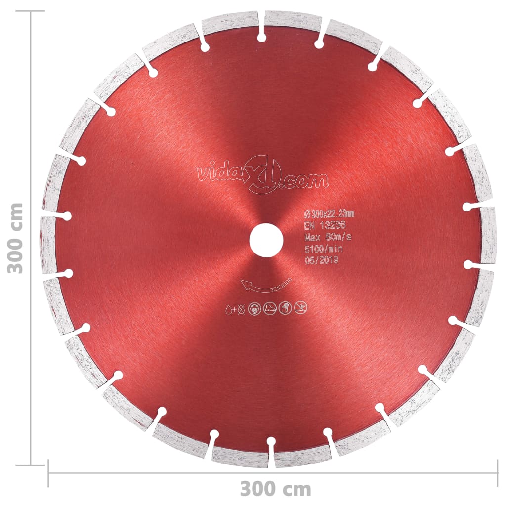 Lames de scie diamantées 2 pcs 125 mm acier